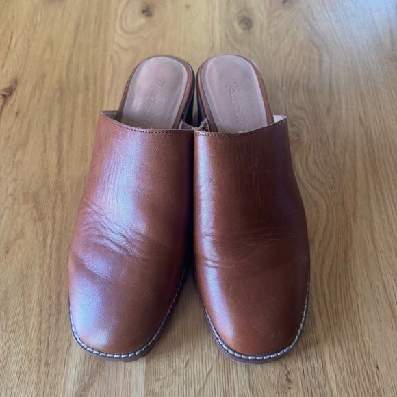 Madewell The Mindy Lugsole Leather Mule in "Dried Maple" Size 7.5 - Picture 5 of 9